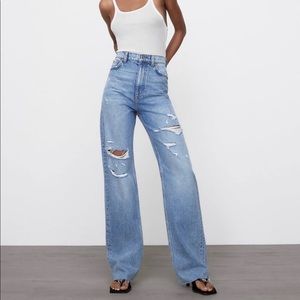 NEW WITH TAGS Zara 90’s Full Length Jeans